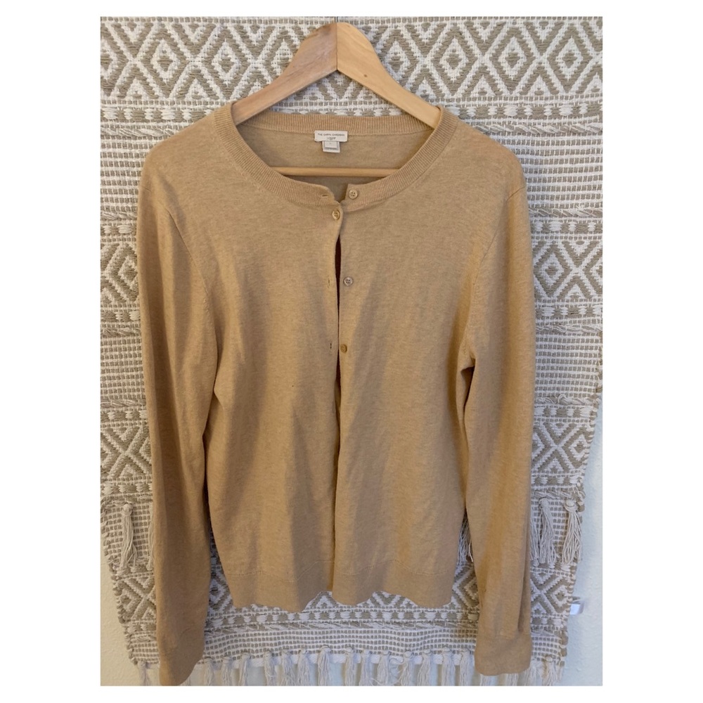 J. Crew The Caryn Cardigan in Tan